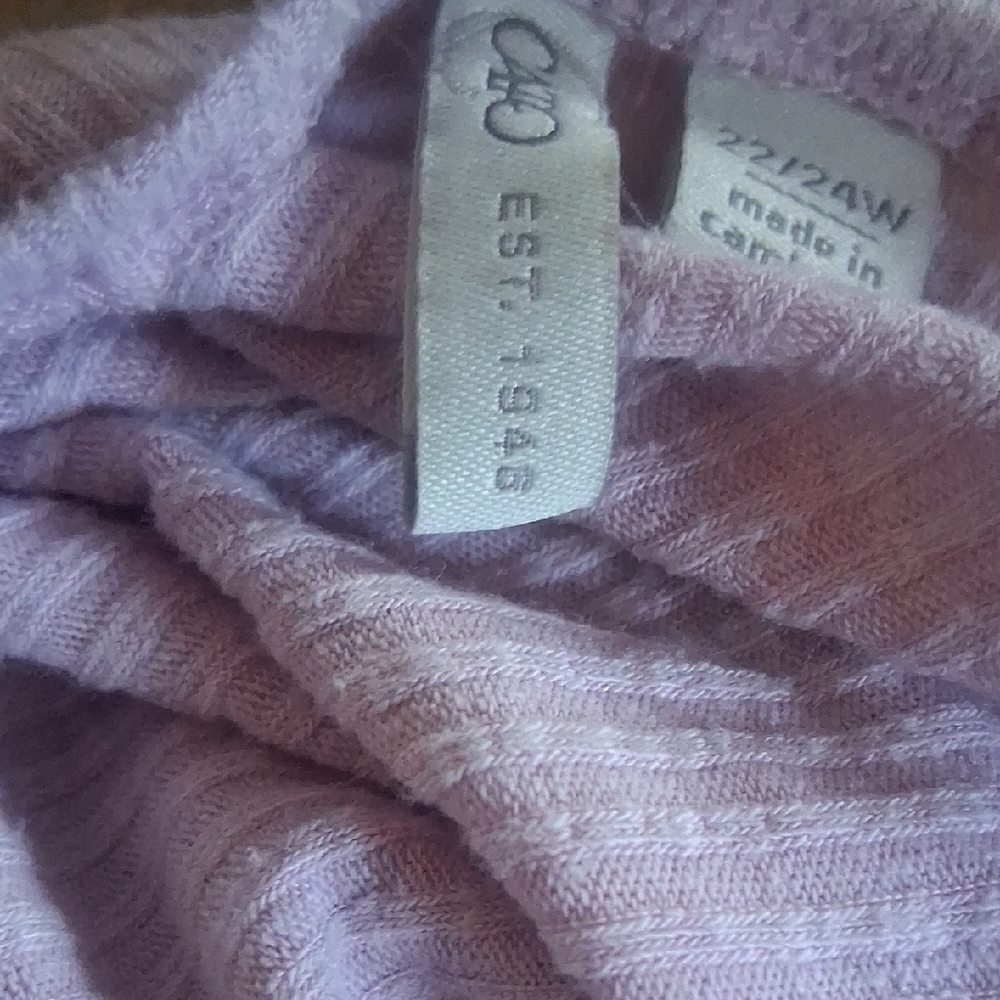 Chic Light Pink Tank Top with Front Knot – Size 22/24W - Picture 4 of 7